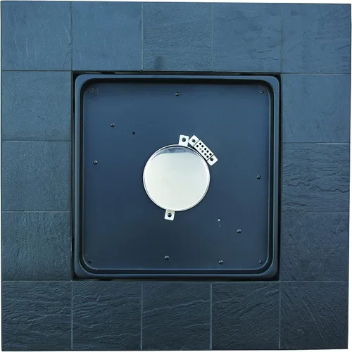 Vista 3 de Endless Summer, Fogata cuadrada de gas LP de 30 pulgadas con diseño de azulejos estampados
