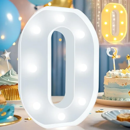 Vista 26 de Pooqla Letras con luces LED de marquesina, letras decorativas iluminadas en blanco cálido y blanco frío, letras del alfabeto iluminadas para niños