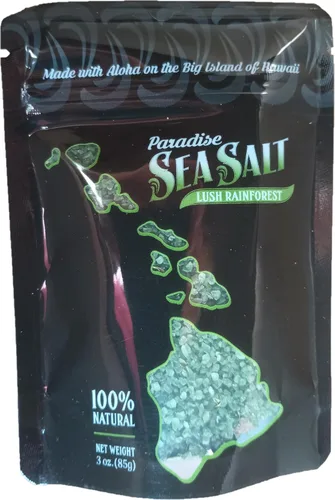 Vista 2 de Sal marina gourmet de Hawái (verde sal marina hawaiana), 3 onzas