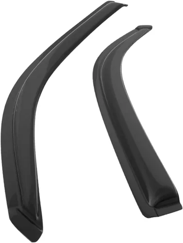 Vista 4 de IKON MOTORSPORTS - Visera de ventana compatible con Toyota Sequoia 2001-2007, estilo delgado, acrílico, teñido de humo, 4 unidades, protección