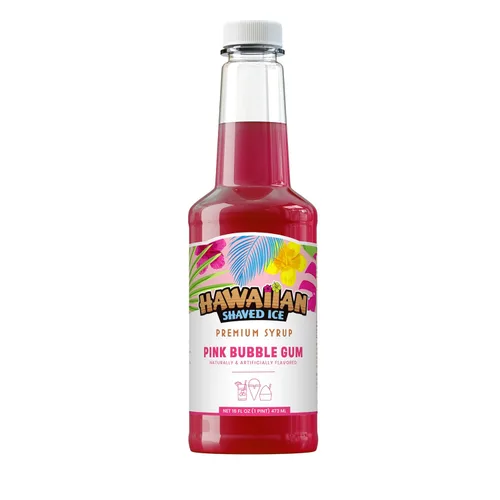 Vista 24 de Jarabe de Ahijado Helado Hawaiian Shaved Ice, Tamaño Pinta, Sabor Sangre de Tigre, Ideal para Raspaditas, Soda Italiana, Paletas, No Necesita