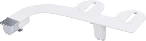 Vista 2 de Brondell Fresh Spa FSA-25 - Accesorio de bidé ajustable para asientos de inodoro con boquilla única ajustable, control de brazo lateral, perfil