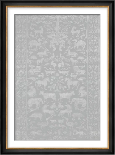Vista 35 de MUDECOR Lienzo enmarcado prémium para pared, pinos nevados en bosque de invierno, ilustraciones modernas, arte contemporáneo, escénico, divertido