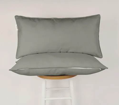 Vista 113 de Funda de almohada lumbar de tela de poliéster para interiores y exteriores, impermeable, rectangular, para todo tipo de clima, para muebles