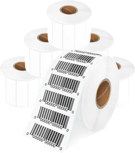 Vista 9 de Rockland Guard Etiquetas térmicas directas de 3 x 1 pulgada (1,300/rollo) - Etiquetas de código de barras FNSKU de Logística de Amazon, etiquetas
