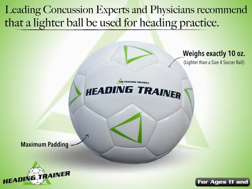 Vista 2 de The Training Triangle Balón de fútbol ligero - Entrenador de cabeza