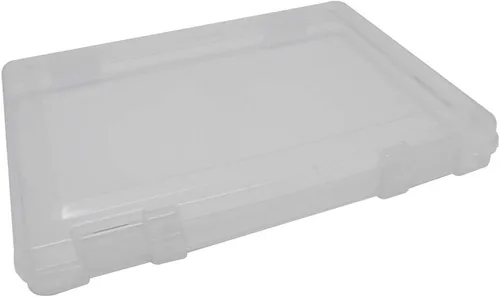 Vista 25 de Utoolmart Caja de herramientas, organizador de herramientas, caja de plástico con bandeja y organizadores, incluye cajas de piezas extraíbles