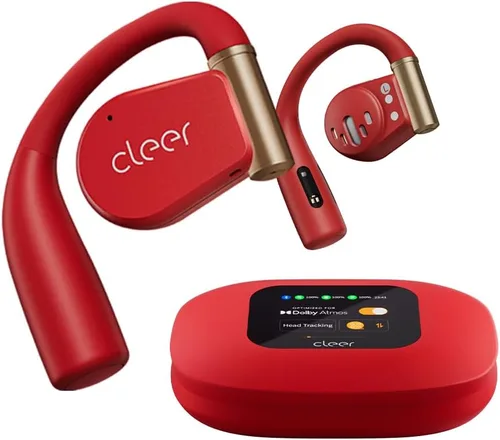 Vista 12 de Cleer ARC 3 Auriculares abiertos con Dolby Atmos y batería de 50 horas Gris claro