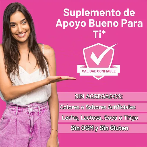 Vista 6 de 21st Century Tableta de suplemento de calcio Plus D, 600 mg, 400
