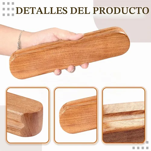 Vista 3 de Savina Aplaqueta para Sastres de Acolchado, Multiusos Profesional Duradera de Madera Dura para Planchar Costuras, Herramienta de Alisado. Ideal