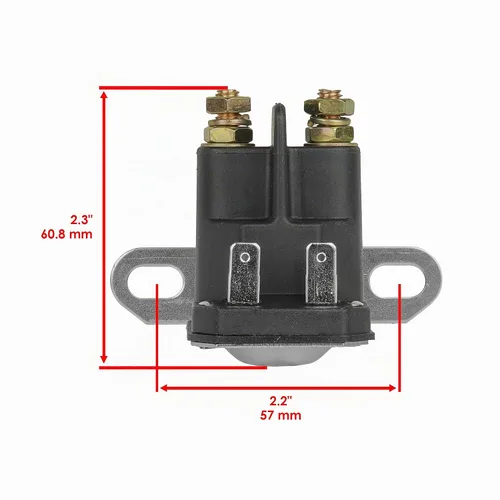 Vista 2 de Caltric Solenoide de relé de arranque compatible con John Deere E100 E110 E120 E130 E140 E150 E160 E170