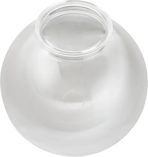 Vista 4 de Aspen Creative 28002-60-41, 8 pulgadas de acrílico transparente lámpara poste globo con 3-7/8" cuello