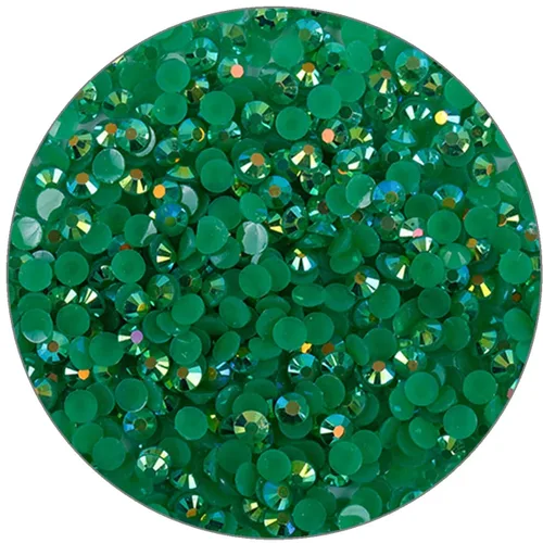 Vista 21 de 3000 piezas de diamantes de imitación de parte posterior plana SS6/2 mm de vidrio transparente AB, gemas redondas de cristal para arte de uñas