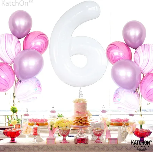 Vista 1034 de KatchOn Globo negro del número 1 de 40 pulgadas, globo de feliz cumpleaños Large Mylar Number One Balloon for 1st Birthday Decorations, Foil
