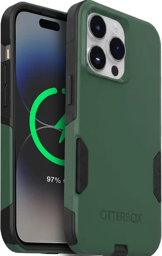 Vista 11 de OtterBox Funda para iPhone 14 Pro Max (solamente) de la serie Commuter - Negro, delgada y resistente, apta para bolsillo, con protección de puerto