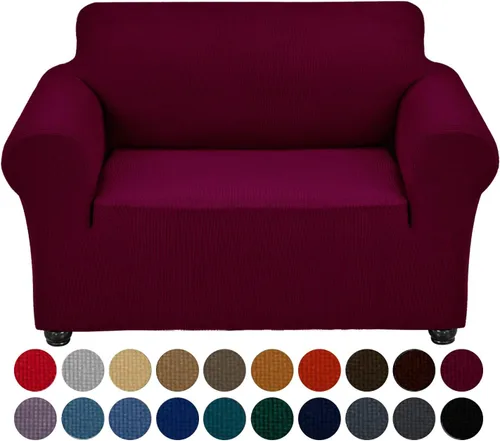Vista 47 de Joccun Funda Elástica para Silla Sofá, Funda de Sofá de 1 Pieza Tela Jacquard de Spandex con Parte Inferior Elástica, Protector de Muebles Lavable