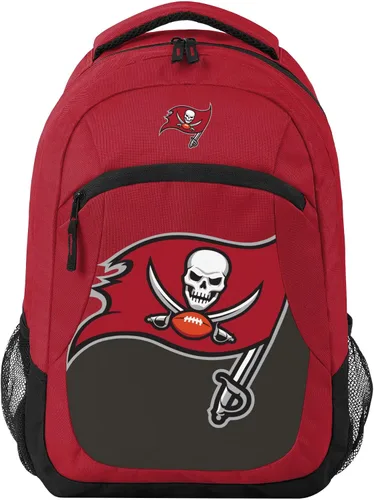 Vista 7 de FOCO - Mochila de acción con bloques de color San Francisco 49ers NFL