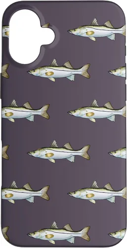 Vista 23 de Grey Snook Pattern Saltwater Fish Case for iPhone 17