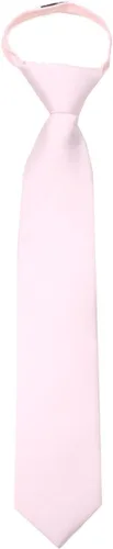 Vista 23 de Buy Your Ties Corbata de cremallera sólida extra larga para hombre Aguamarina
