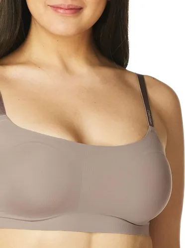 Vista 3 de Calvin Klein - Bralette Invisibles cómodo ajustable sin costuras con tirantes delgados para mujer