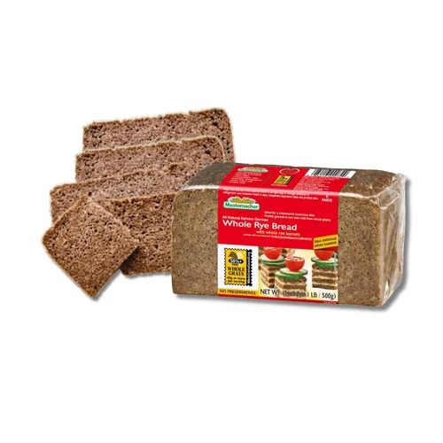 Vista 3 de Pan de centeno entero Mestemacher, 17.6 oz (Paquete de 6)