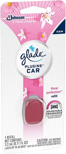 Vista 3 de Glade Plugins - Recambio para ambientador de automóvil, perfección floral, 0.11 onzas líquidas
