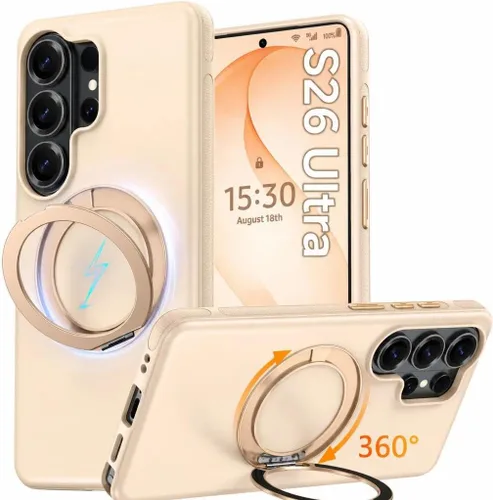 Vista 69 de Oterkin Funda para Google Pixel 10a con soporte magnético de giro de 360° [compatible con MagSafe] [antideslizante] [15 pies] a prueba de golpes