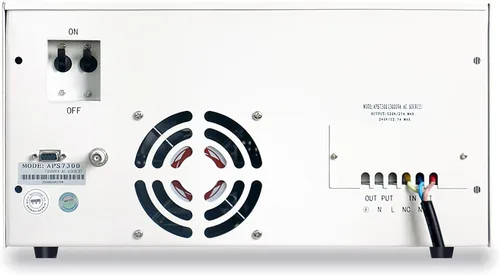 Vista 2 de MATRIX Fuente de alimentación de CA programable 310V 25A 3KVA, fuente de alimentación de CA variable monofásica de sobremesa con RS232, frecuencia