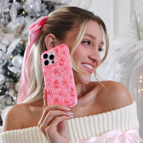 Vista 643 de VELVET CAVIAR Funda para iPhone 15, compatible con MagSafe, probada contra caídas de 10 pies, fundas protectoras de diseño, leopardo color rosa