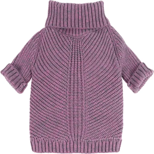 Vista 9 de Fitwarm Suéter de cuello alto para perro, abrigo térmico de punto para mascotas, ropa de invierno para perros pequeños, ropa de gato, negro, XS