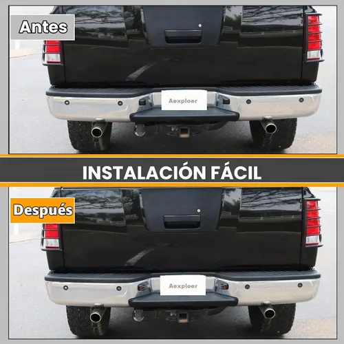 Vista 4 de Luces LED de matrícula compatibles con Frontier 2007-2019, para Titan/Xterra 2007-2015, Armada 2008-2015, para Equator 2009-2012 18 SMD 6500K luces