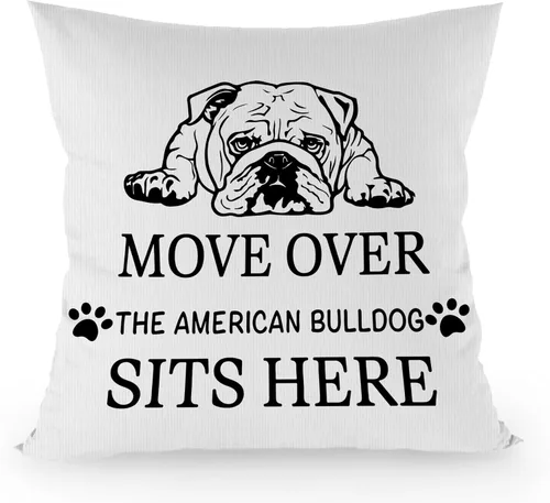Vista 11 de Fundas de almohada Boxer Decor de 18 x 18 pulgadas, decoración del hogar de perros, regalos para amantes de los perros, almohadas decorativas Move