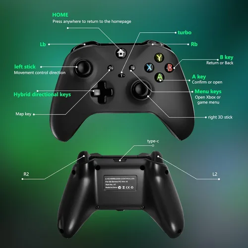 Vista 4 de Switch Controller for Nintendo Switch,Switch Pro Controller for Wireless SwitchSwitch Lite Remote with Dual Vibration, Gyro Axis, Motion Support
