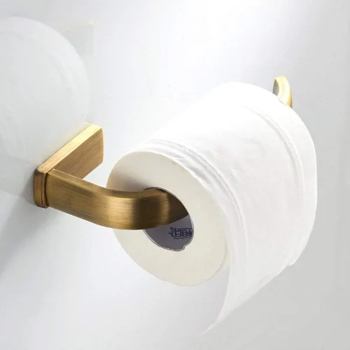 Vista 4 de WINCASE Accesorios de baño de latón, soporte para toallas de baño, antiguo, juego de barra de toalla, soporte para papel higiénico, gancho