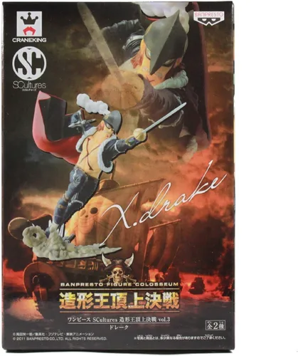Vista 2 de Figura de Banpresto de One Piece Colisseum SCultures Vol. 3 - 48109 - X Drake de Animewild