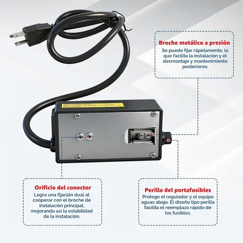 Vista 6 de waltyotur AC 120V Reemplazo para Router Ventilador Controlador de Velocidad Variable Motor Eléctrico Reóstato