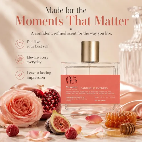 Vista 9 de Candle Lit Evening 3.4 fl oz. Eau de Parfum por Memoire Archives