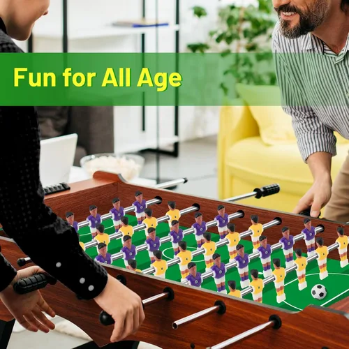 Vista 8 de Foosball Hombres Set Futbolín Jugador de Mesa de Fútbol Jugadores de Fútbol Piezas Jugador de Futbol