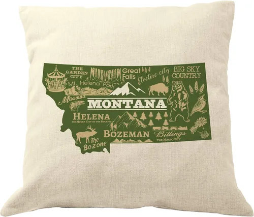 Vista 8 de Funda de almohada Arizona de 18 x 18 pulgadas, funda de almohada Arizona, almohada de decoración del hogar