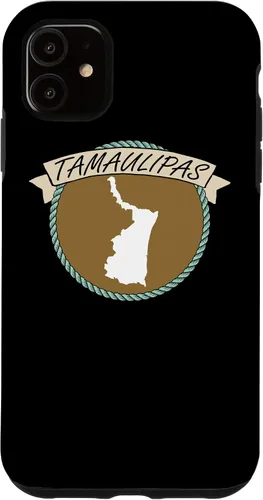 Vista 6 de Funda para iPhone 12 Mini Camiseta de Mapa de Tamaulipas Patrimonio Mexicano