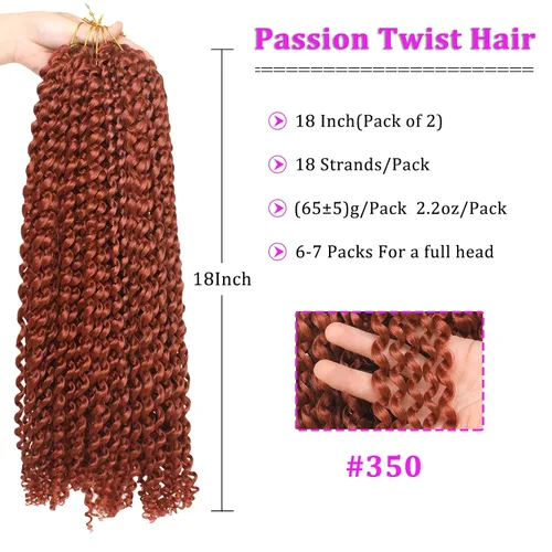 Vista 2 de Mechones de cabello muy rizados de material sintético, extensiones para unir con ganchillo