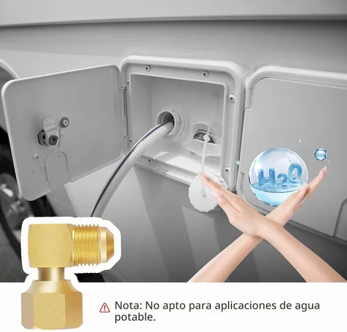 Vista 6 de Litorange 2 piezas de accesorios de acoplamiento de conector de codo de 90° de gas propano para calentadores olímpicos de baja presión de repuesto 2