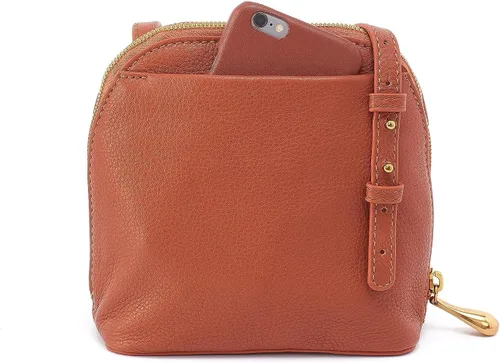 Vista 2 de HOBO Nash - Bolso de mano para mujer, correa cruzada ajustable con parte inferior plana e interior forrado, duradero y hermoso bolso