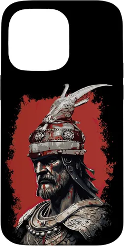 Vista 21 de Funda para iPhone 13 Pro Max Skanderbeg Albanan National Hero Eagle Kosovo Albaner