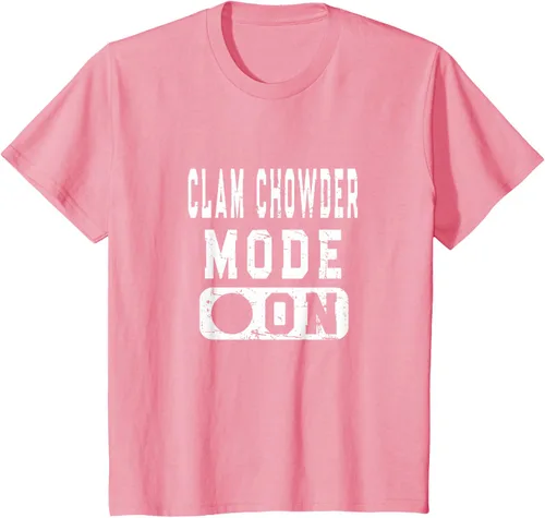 Vista 11 de Clam Chowder Mode On - Camiseta de broma de sopa de almejas, Negro