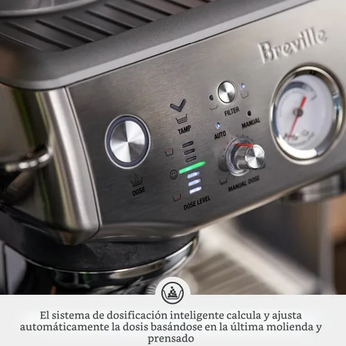 Vista 7 de Breville Barista Express Impress BES876BST, acero inoxidable negro