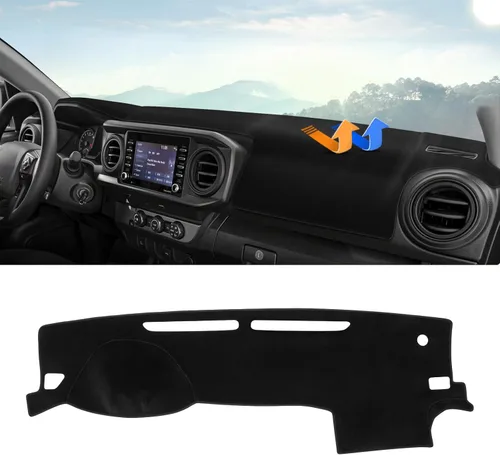 Vista 86 de Autorder Alfombrilla de cubierta de tablero para Toyota 4Runner 2003 2004 2005 2006 2007 2008 2009 Accesorios Cubierta de tablero de terciopelo