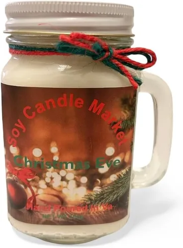 Vista 15 de Velas perfumadas de soja Velas hechas a mano y altamente aromáticas que queman hasta 85 horas en tarro de cristal, perfectas para decoración