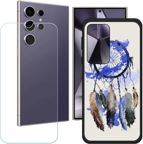 Vista 14 de Funda de TPU para Echoamo C24 Ultra + HD de vidrio templado, carcasa de silicona protectora trasera – 9 dureza anti-arañazos protector de pantalla