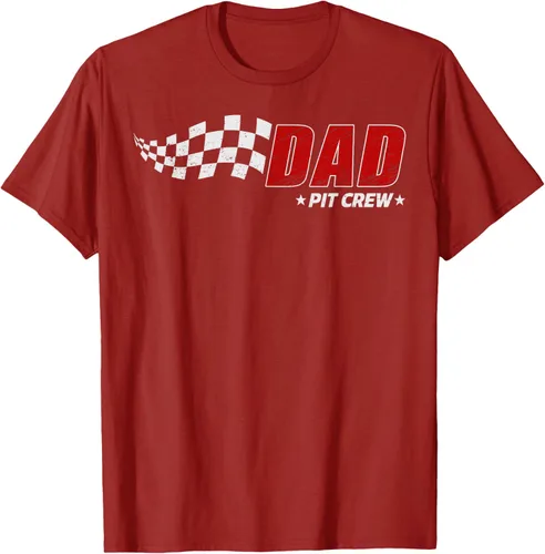 Vista 71 de Dad Pit Crew Race Car Birthday Family Matching Pit Crew Camiseta Pit Crew